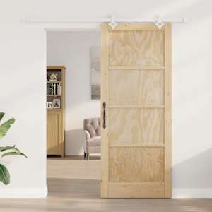 Posuvné dveře Přírodní a bílá 86 x 211 cm - obrázek 3