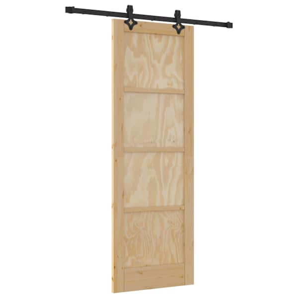 vidaXL Libisev uks ORKDAL 73,5 x 211 cm Toekas m&auml;nnipuit Naturaalne