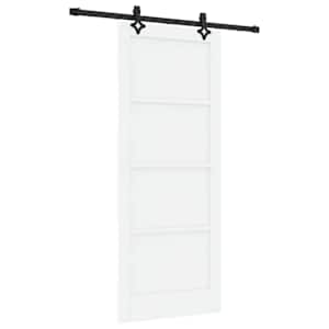 vidaXL Libisev uks ORKDAL 83 x 202 cm Toekas m&auml;nnipuit Valge