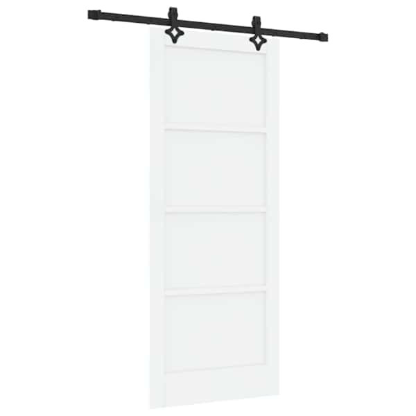 vidaXL Libisev uks ORKDAL 83 x 202 cm Toekas m&auml;nnipuit Valge