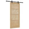 vidaXL Libisev uks ORKDAL 86 x 198,5 cm Toekas m&auml;nnipuit Naturaalne
