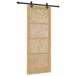 vidaXL Libisev uks ORKDAL 86 x 211 cm Toekas m&auml;nnipuit Naturaalne