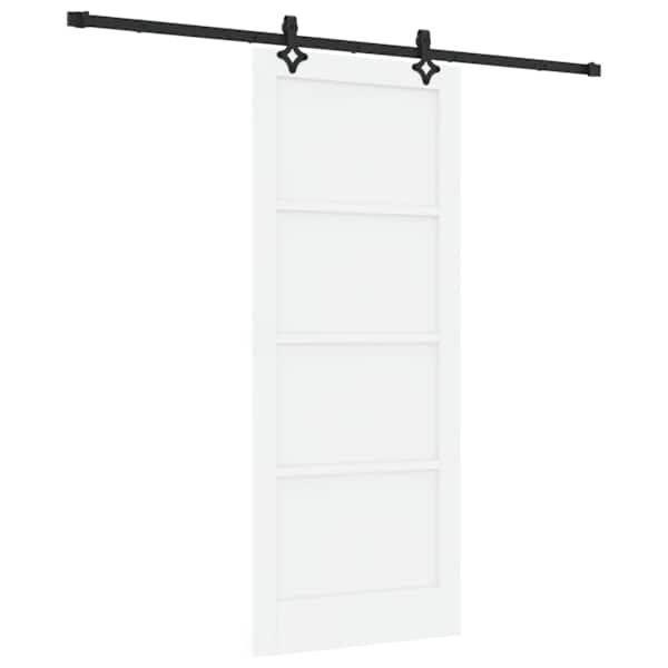 vidaXL Libisev uks ORKDAL 83 x 202 cm Toekas m&auml;nnipuit Valge