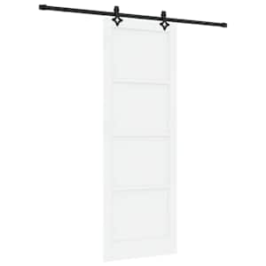 vidaXL Libisev uks ORKDAL 83 x 232 cm Toekas m&auml;nnipuit Valge