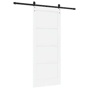 Posuvné dveře ORKDAL Bílá a černá 83 x 202 cm - obrázek 6