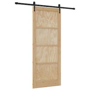 vidaXL Libisev uks ORKDAL 86 x 211 cm Toekas m&auml;nnipuit