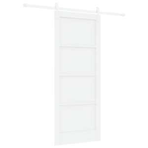 vidaXL Libisev uks ORKDAL 83 x 202 cm Toekas m&auml;nnipuit Valge