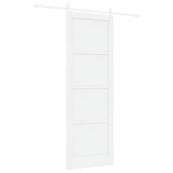 vidaXL Libisev uks ORKDAL 83 x 232 cm Toekas m&auml;nnipuit Valge