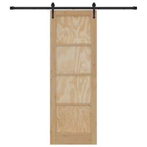 Posuvné dveře ORKDAL Přirozená a černá 73,5 x 211 cm - obrázek 4