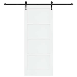 Posuvné dveře ORKDAL Bílá a černá 83 x 202 cm - obrázek 4