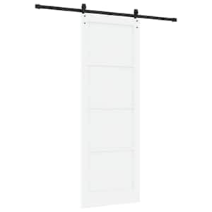 Posuvné dveře ORKDAL Bílá a černá 83 x 232 cm - obrázek 6