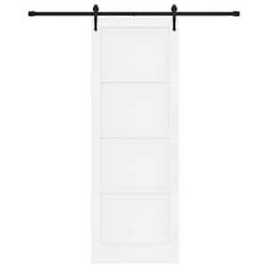 Posuvné dveře ORKDAL Bílá a černá 83 x 232 cm - obrázek 4