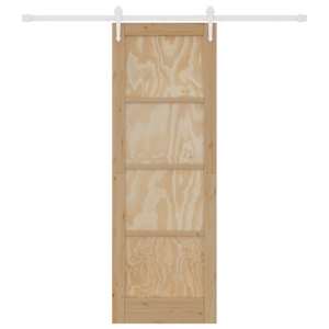 Posuvné dveře ORKDAL Přírodní a bílá 73,5 x 211 cm - obrázek 4