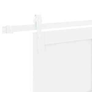 Posuvné dveře ORKDAL Bílá 83 x 202 cm Masivní borovicové dřevo - obrázek 10