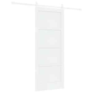 vidaXL Libisev uks ORKDAL 83 x 202 cm Toekas m&auml;nnipuit Valge