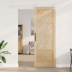 Posuvné dveře ORKDAL Přírodní a bílá 83 x 232 cm - obrázek 3