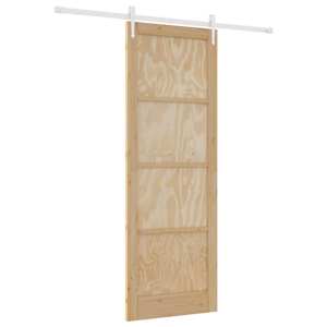 Posuvné dveře ORKDAL Přírodní a bílá 83 x 232 cm - obrázek 2