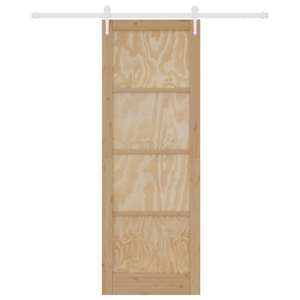 Posuvné dveře ORKDAL Přírodní a bílá 83 x 232 cm - obrázek 4