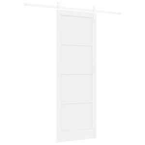 vidaXL Libisev uks ORKDAL 83 x 232 cm Toekas m&auml;nnipuit Valge