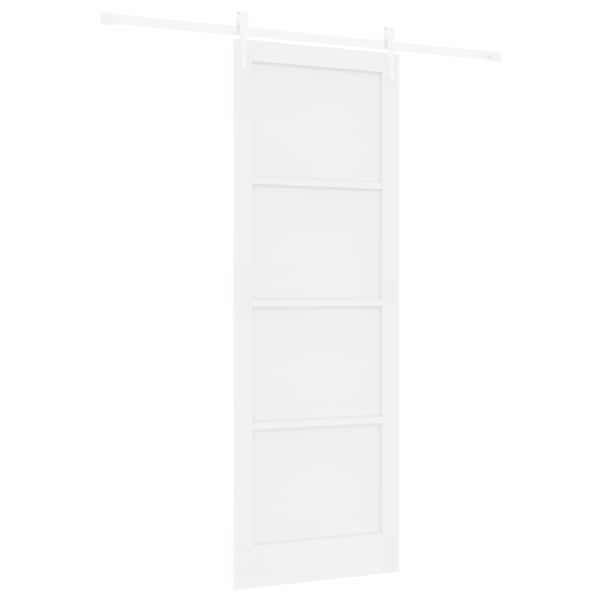 vidaXL Libisev uks ORKDAL 83 x 232 cm Toekas m&auml;nnipuit Valge