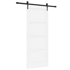 vidaXL Libisev uks ORKDAL 83 x 202 cm Toekas m&auml;nnipuit Valge