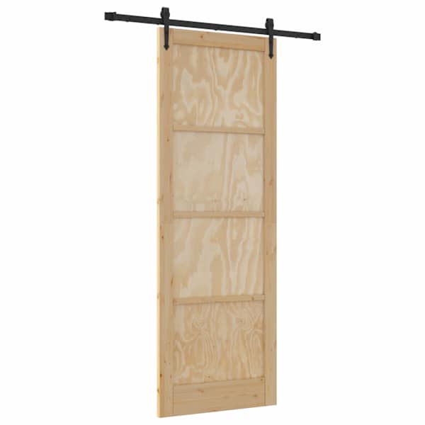 vidaXL Libisev uks ORKDAL 83 x 232 cm Toekas m&auml;nnipuit Naturaalne