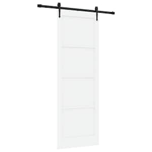 vidaXL Libisev uks ORKDAL 83 x 232 cm Toekas m&auml;nnipuit Valge