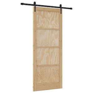vidaXL Libisev uks ORKDAL 86 x 211 cm Toekas m&auml;nnipuit Naturaalne