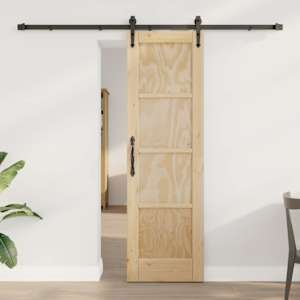 Drsna vrata ORKDAL Naravna 61 x 198,5 cm Trdna borovina