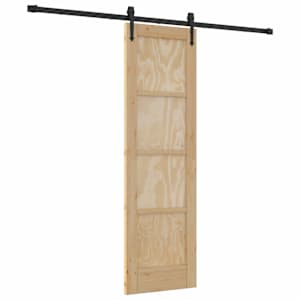 vidaXL Libisev uks ORKDAL 61 x 198,5 cm Toekas m&auml;nnipuit Naturaalne