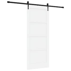 vidaXL Libisev uks ORKDAL 83 x 202 cm Toekas m&auml;nnipuit Valge