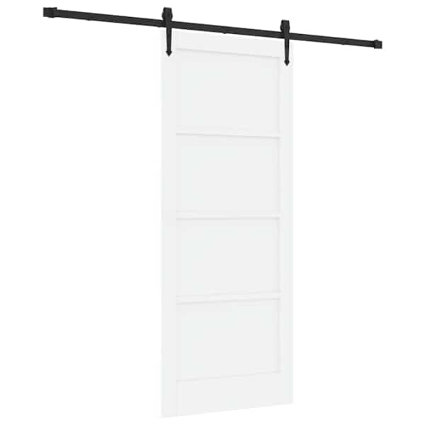 vidaXL Libisev uks ORKDAL 83 x 202 cm Toekas m&auml;nnipuit Valge