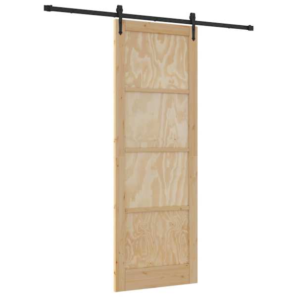 vidaXL Libisev uks ORKDAL 83 x 232 cm Toekas m&auml;nnipuit Naturaalne