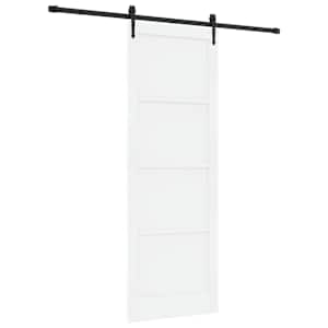 vidaXL Libisev uks ORKDAL 83 x 232 cm Toekas m&auml;nnipuit Valge