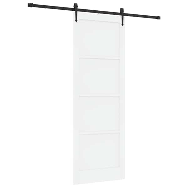 vidaXL Libisev uks ORKDAL 83 x 232 cm Toekas m&auml;nnipuit Valge
