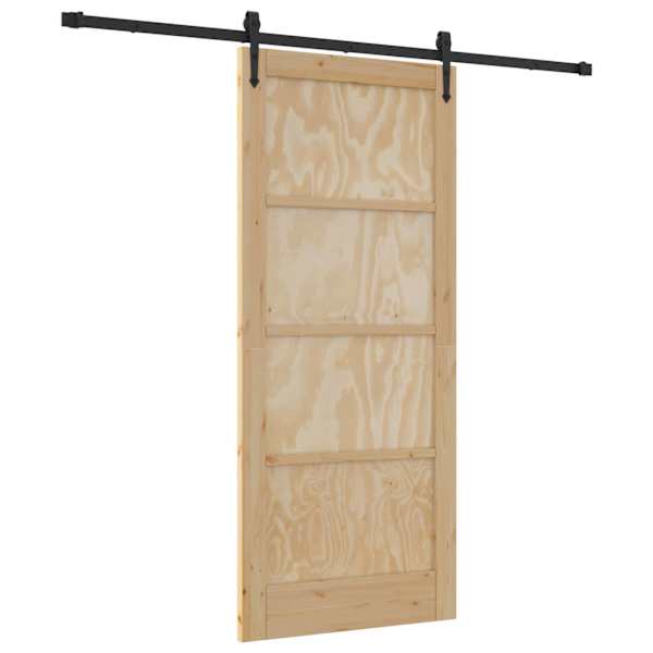 vidaXL Libisev uks ORKDAL 86 x 198,5 cm Toekas m&auml;nnipuit Naturaalne