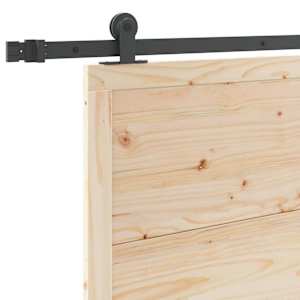 Posuvné dveře Přírodní 80 x 208 cm Masivní borovicové dřevo - obrázek 10