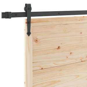 Posuvné dveře Přírodní 100 x 208 cm Masivní borovicové dřevo - obrázek 10