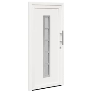 Přední dveře Bílá 108 x 208 cm PVC - obrázek 5