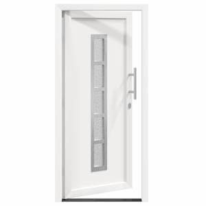 Přední dveře Bílá 108 x 208 cm PVC - obrázek 6