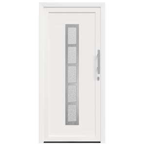 Přední dveře Bílá 108 x 208 cm PVC - obrázek 7