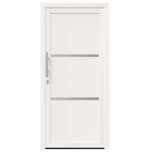 Přední dveře Bílá 98 x 208 cm PVC - obrázek 7