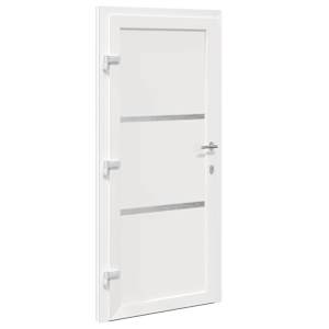 Přední dveře Bílá 108 x 208 cm PVC - obrázek 10