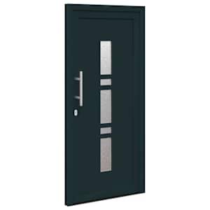 Přední dveře Antracitová 108 x 208 cm PVC - obrázek 5