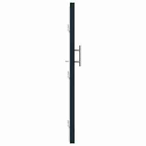 Přední dveře Antracitová 108 x 208 cm PVC - obrázek 9