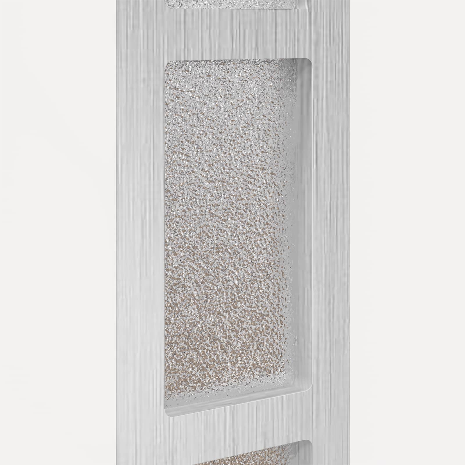 vidaXL Vordertür Weiß 108 x 208 cm PVC – Bild 4
