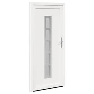 Přední dveře Bílá 98 x 208 cm PVC - obrázek 5