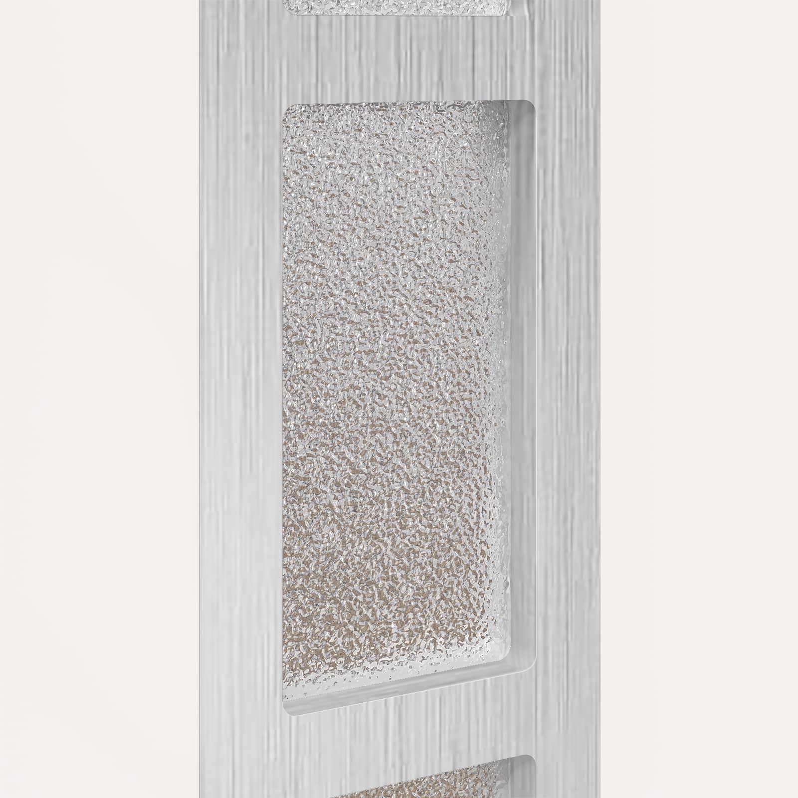 vidaXL Vordertür Weiß 108 x 208 cm PVC – Bild 4