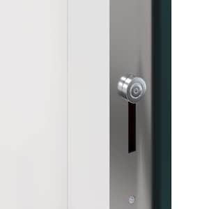 Přední dveře Antracitová 108 x 208 cm PVC - obrázek 12