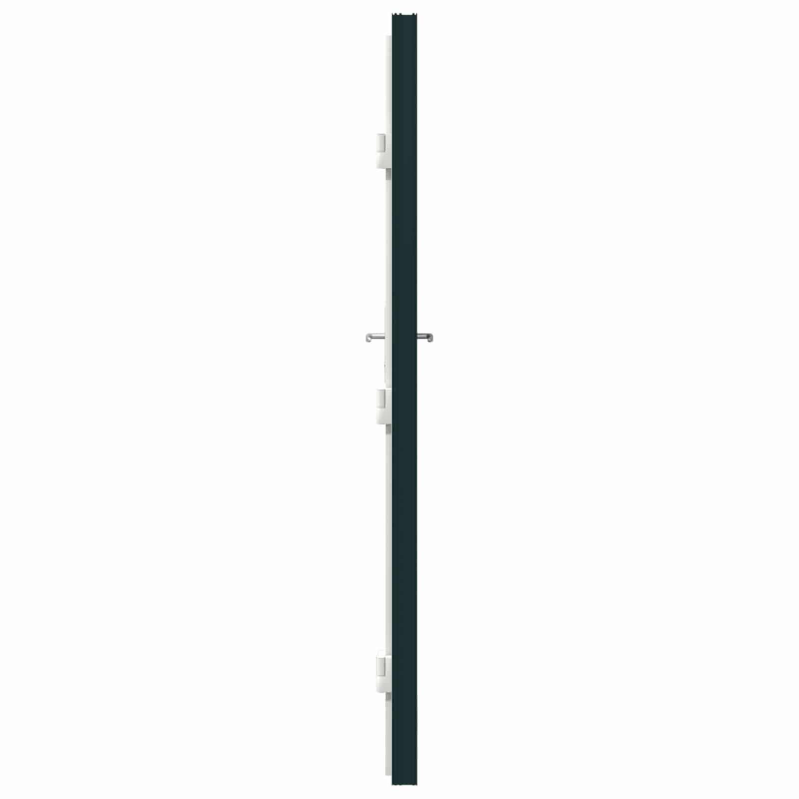 vidaXL Vordertür Anthrazit 98 x 200 cm PVC – Bild 9
